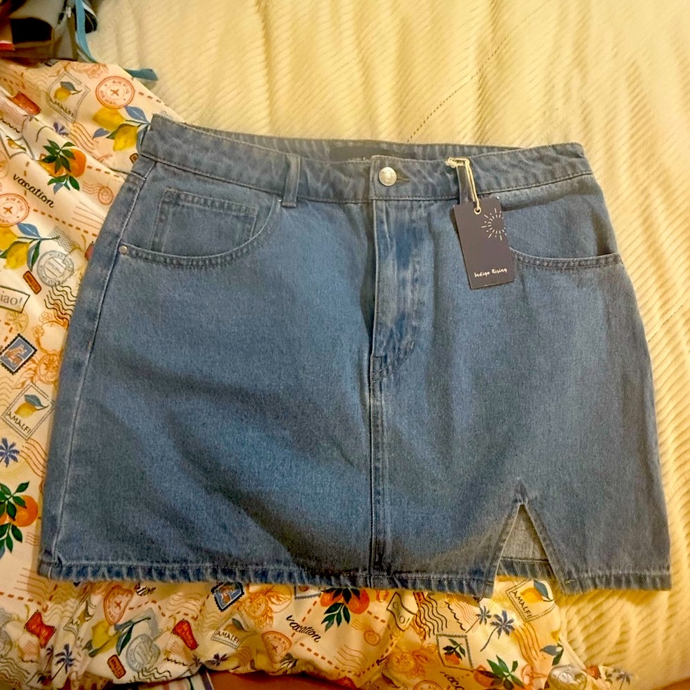 Denim Indigo Rising skirt